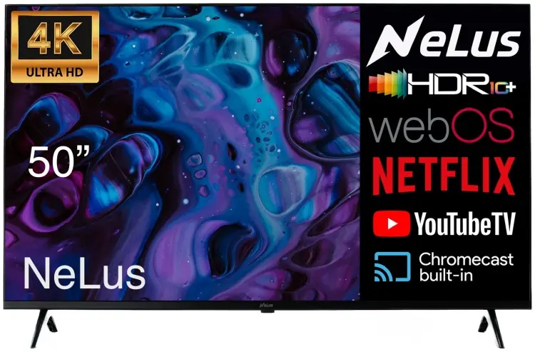 Телевизор Yasin 50 дюймов черный [125 000 tg]