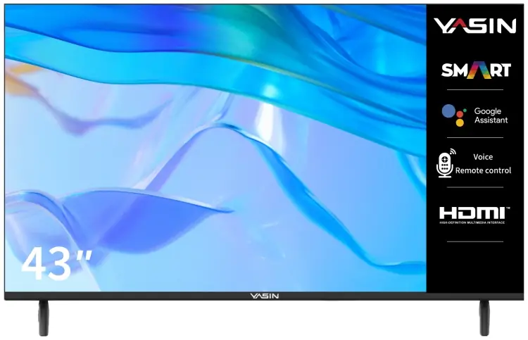 Телевизор Yasin 43 дюймов черный