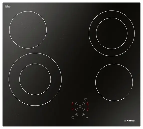 Hansa Электрическая Варочная Поверхность Черный