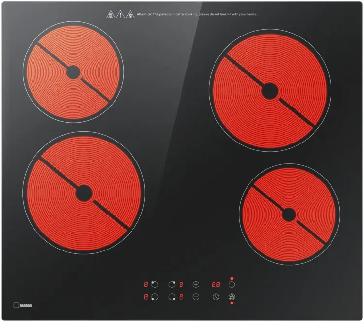 Электрическая варочная поверхность Dessus DCGC-60004B черный
