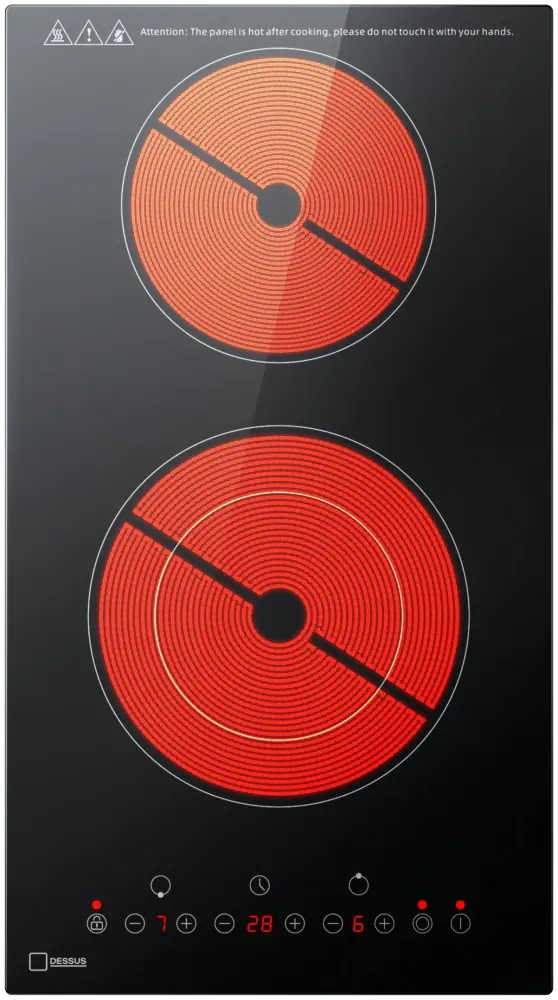 Электрическая варочная поверхность Dessus DCGC-30003B черный