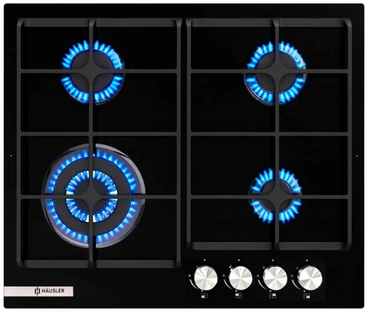 Газовая варочная поверхность HAUSLER черный [71 990 ₸]