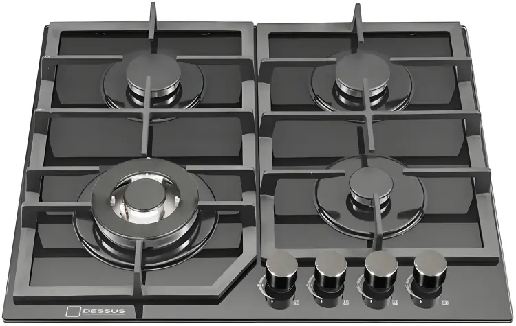 Dessus Газовая Варочная Поверхность Черный [52 990 ₸]