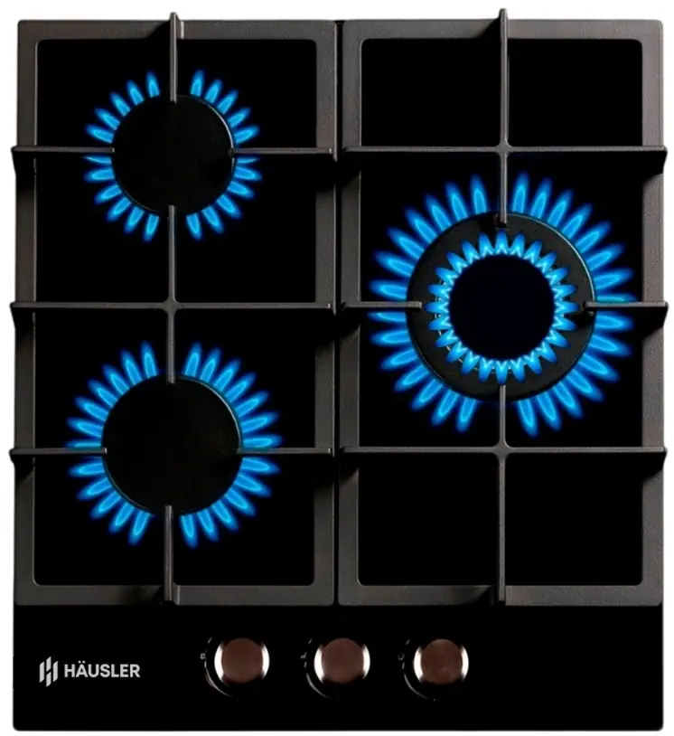 Газовая варочная поверхность HAUSLER черный [49 990 ₸]