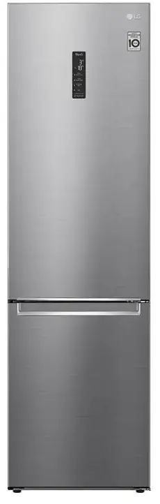 Холодильник LG серебристый двухкамерный